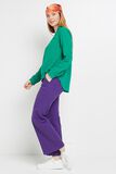 Jean flare raccourci femme