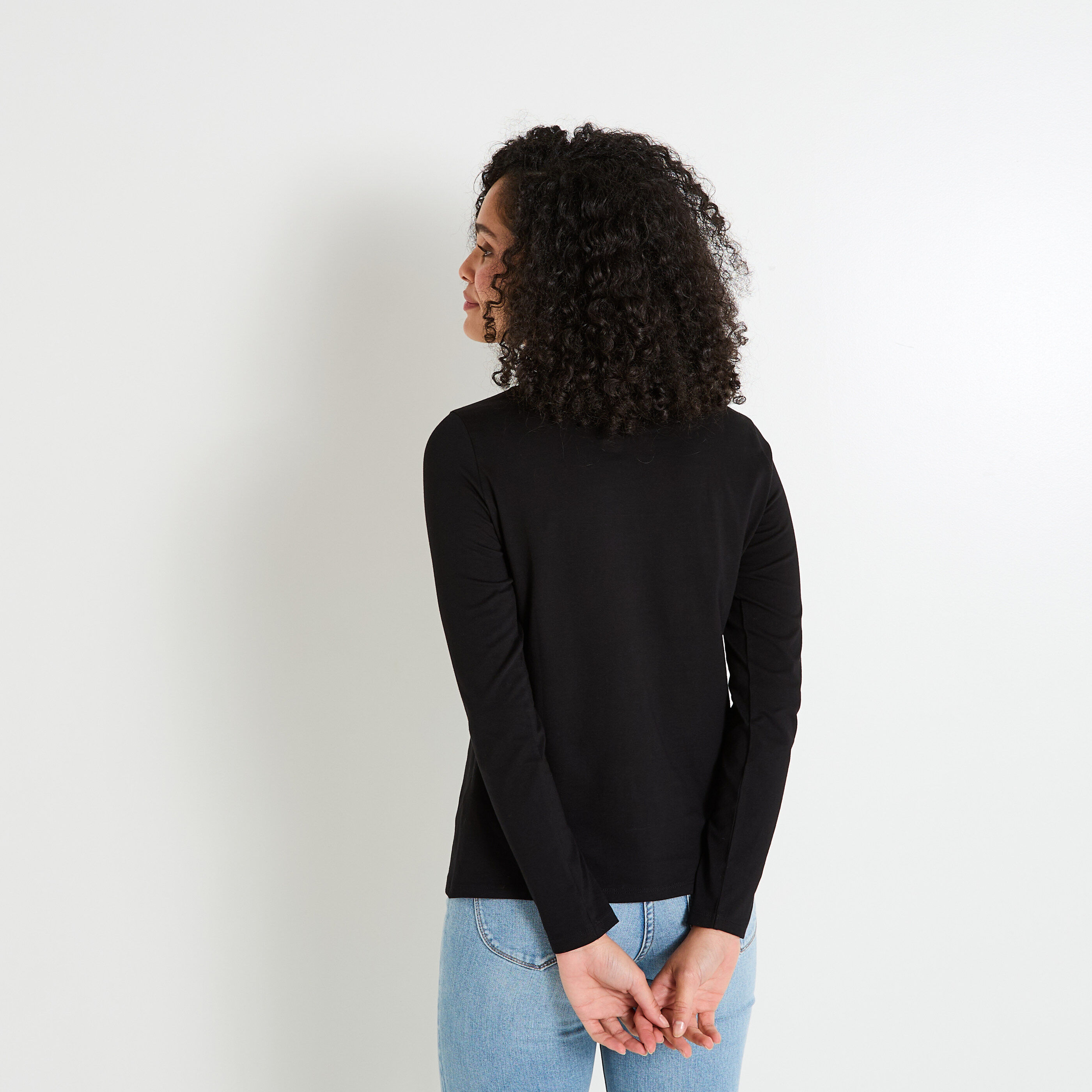 T-shirt col bateau femme