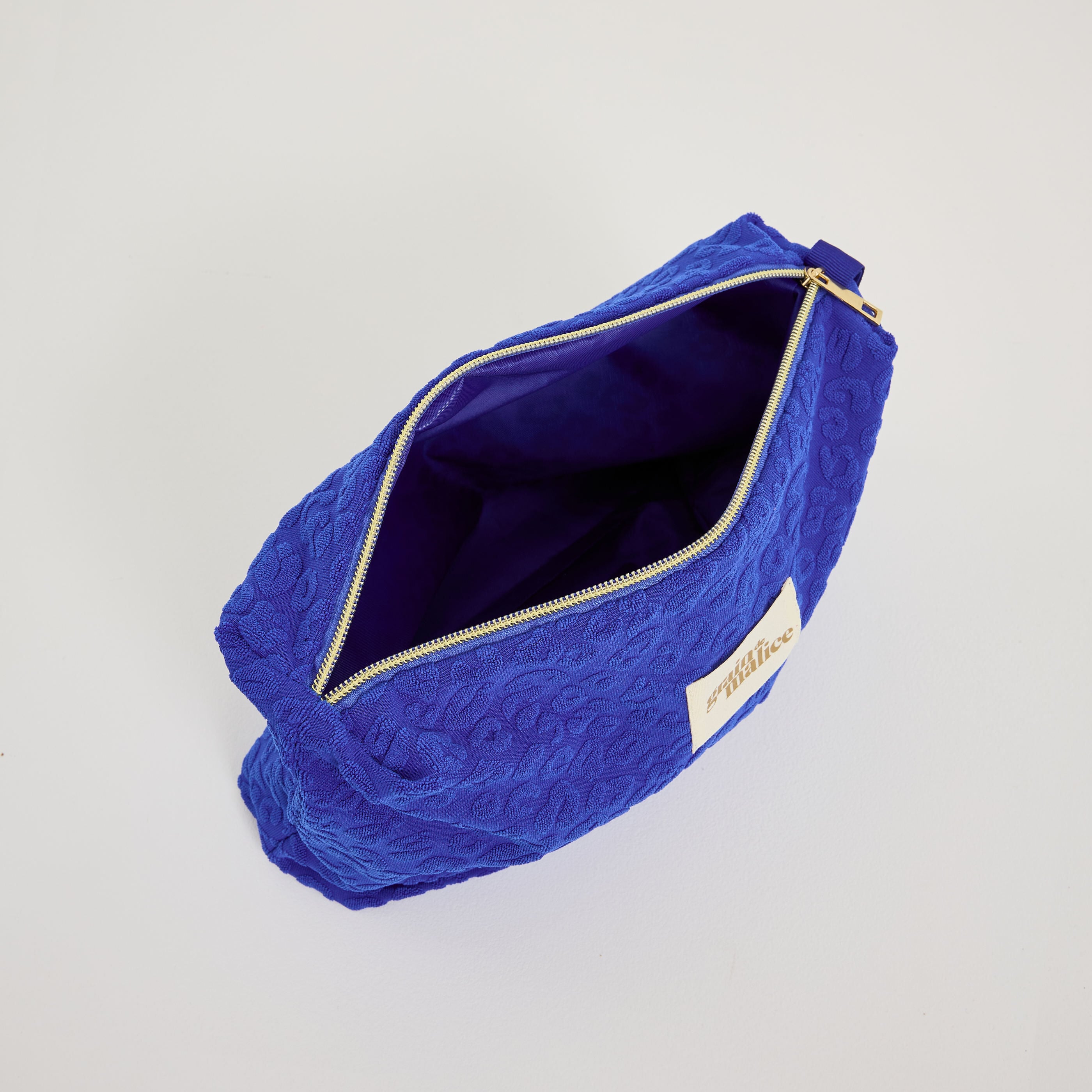 Trousse de toilette zipp&eacute;e &eacute;ponge femme