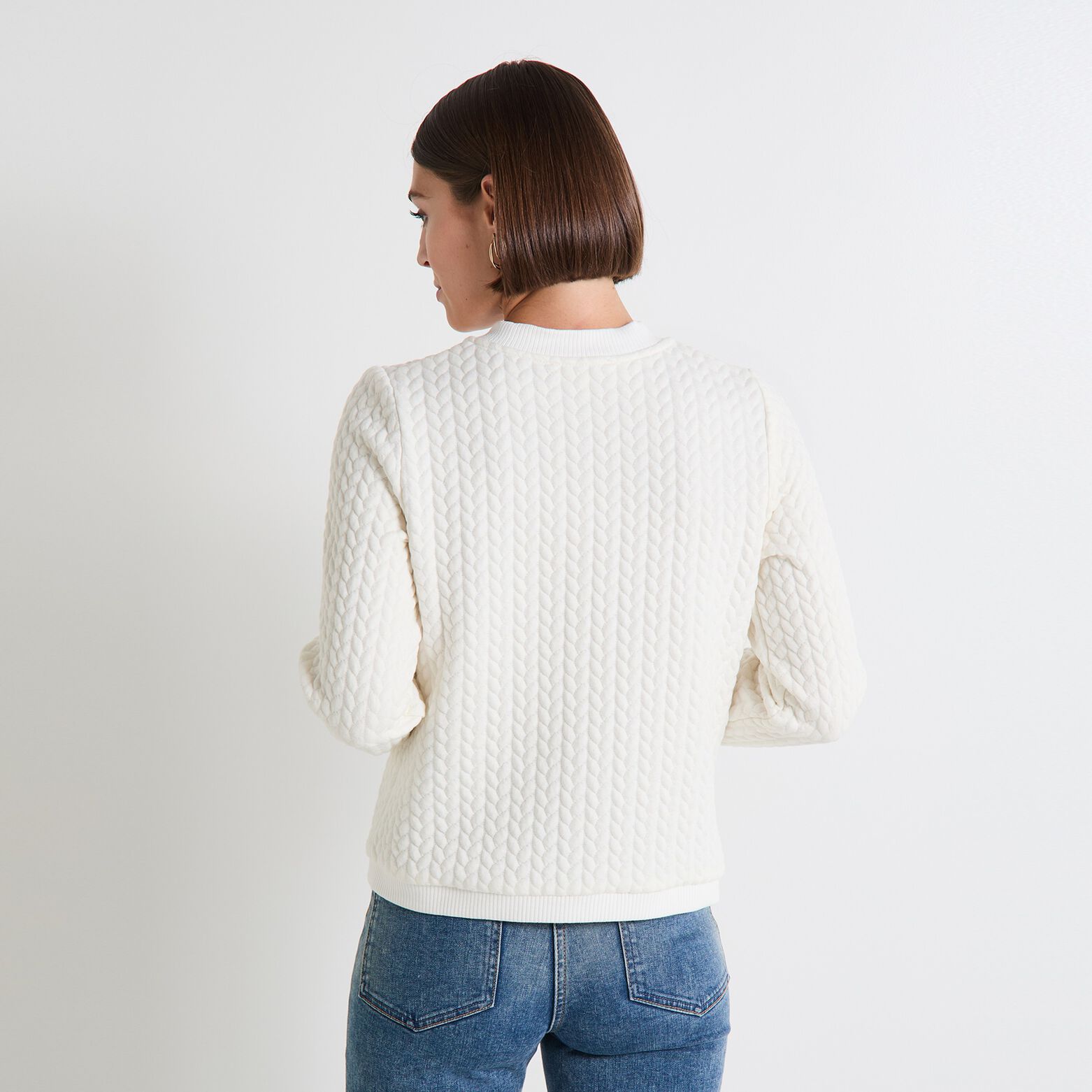 Bombers maille femme