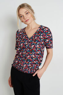 Tshirt col V femme