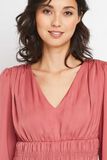 Robe satinée rose femme