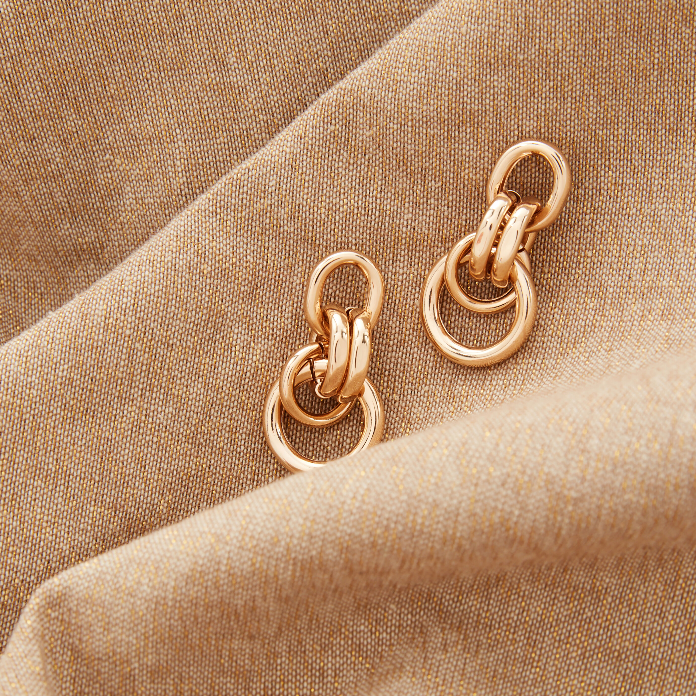 Boucles d'oreilles arrondies