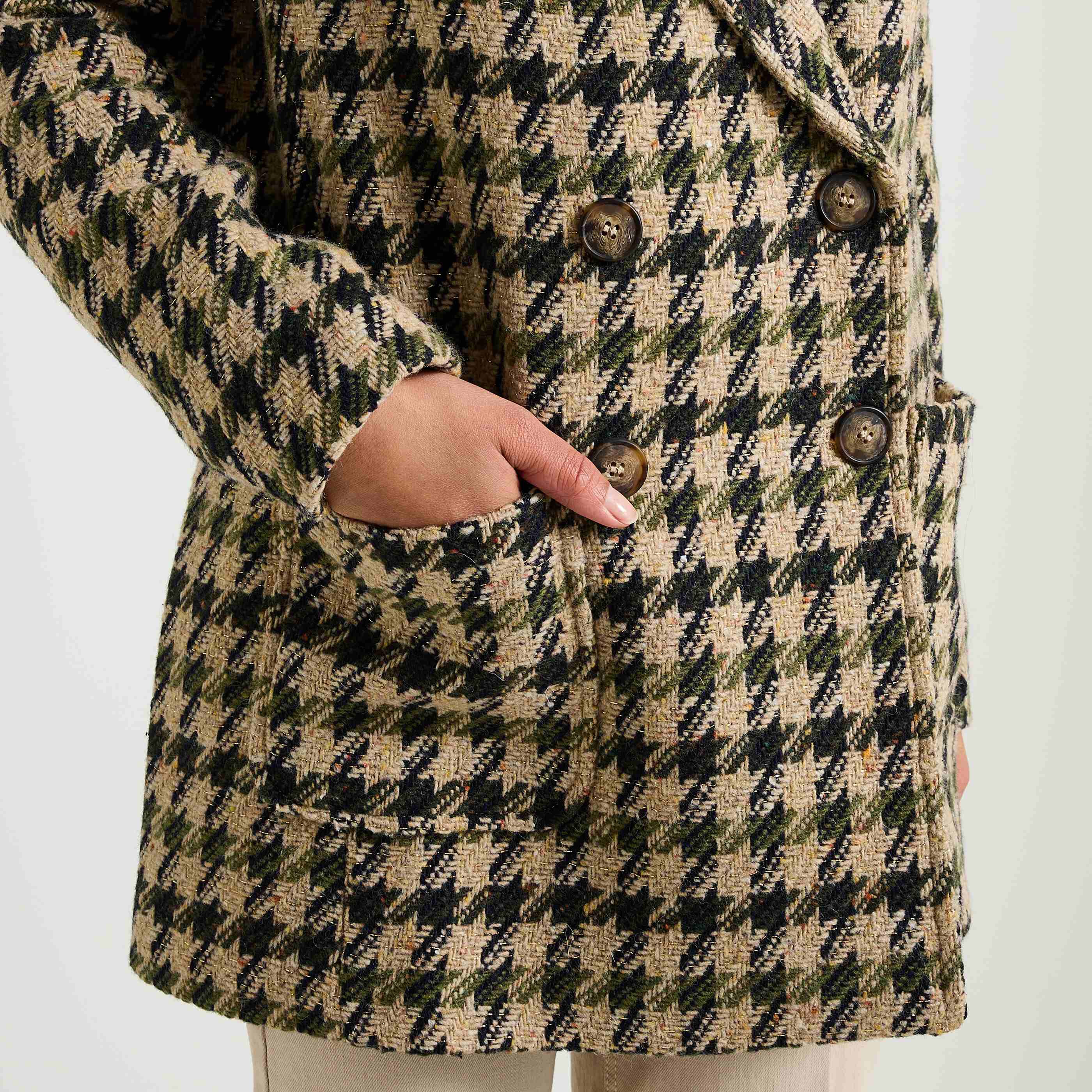 Manteau mi-long femme