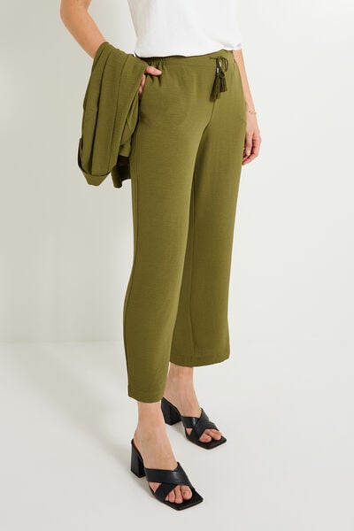 Pantalon large fluide femme