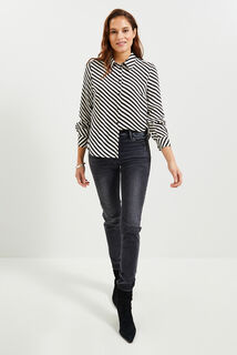 Chemise rayée femme