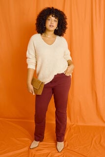 Pull imprimé coloré femme