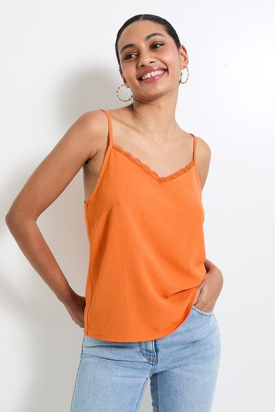 Débardeur col V femme