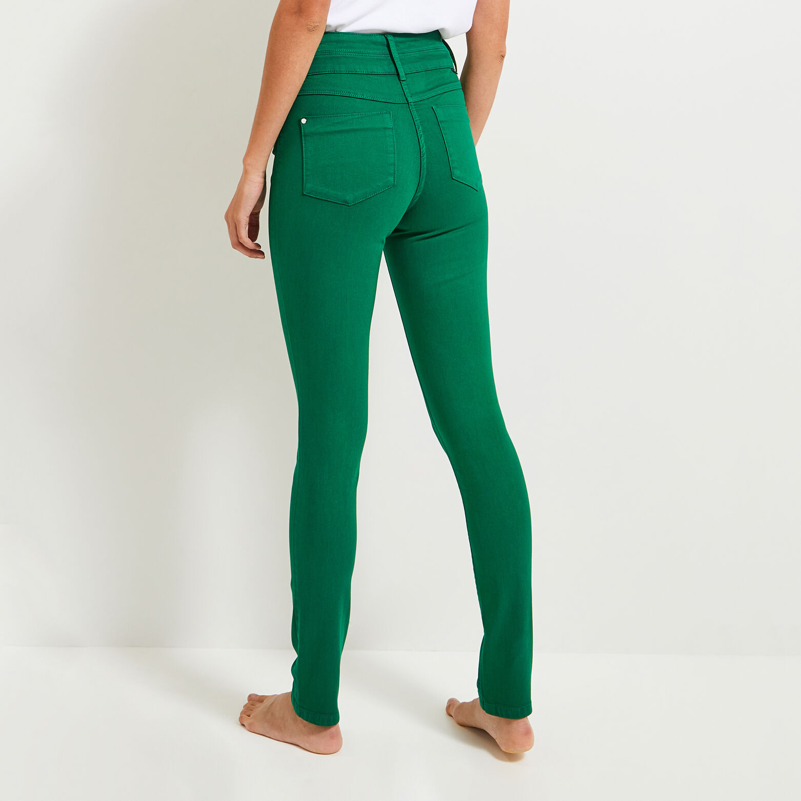 Jean slim taille haute BOSTON femme