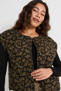 Gilet réversible sans manches femme