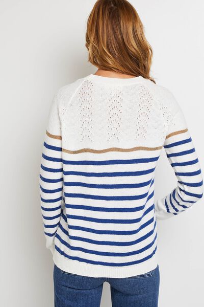 Pull marinière fabriqué en France femme