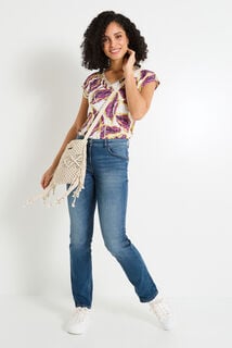 T-shirt col V femme