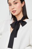 Chemise col lavallière femme