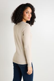 Gilet col V femme