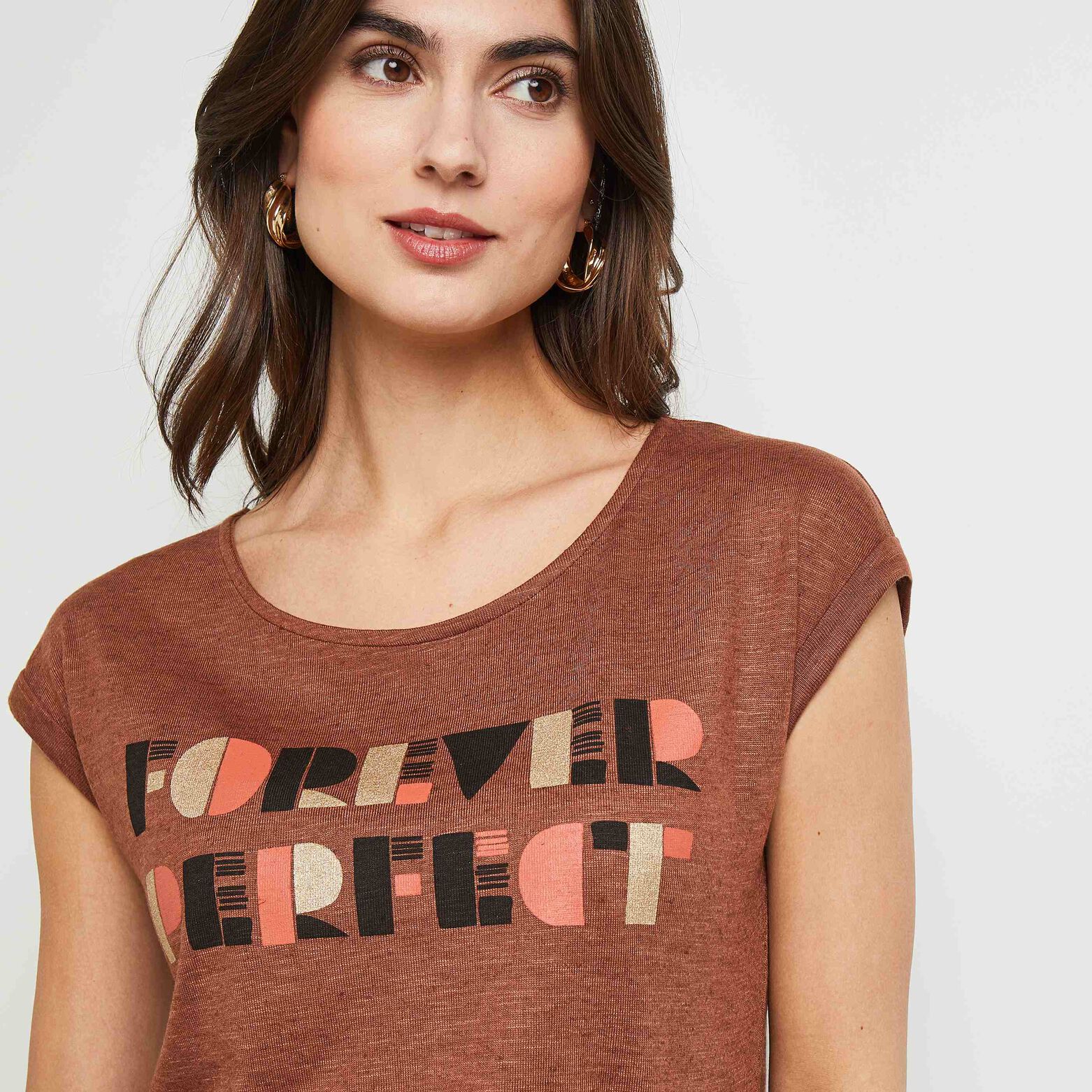 Tshirt message femme