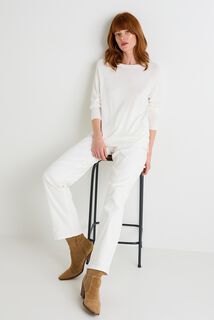 Pull col rond femme
