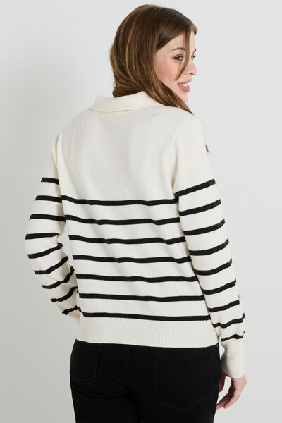 Gilet rayé femme