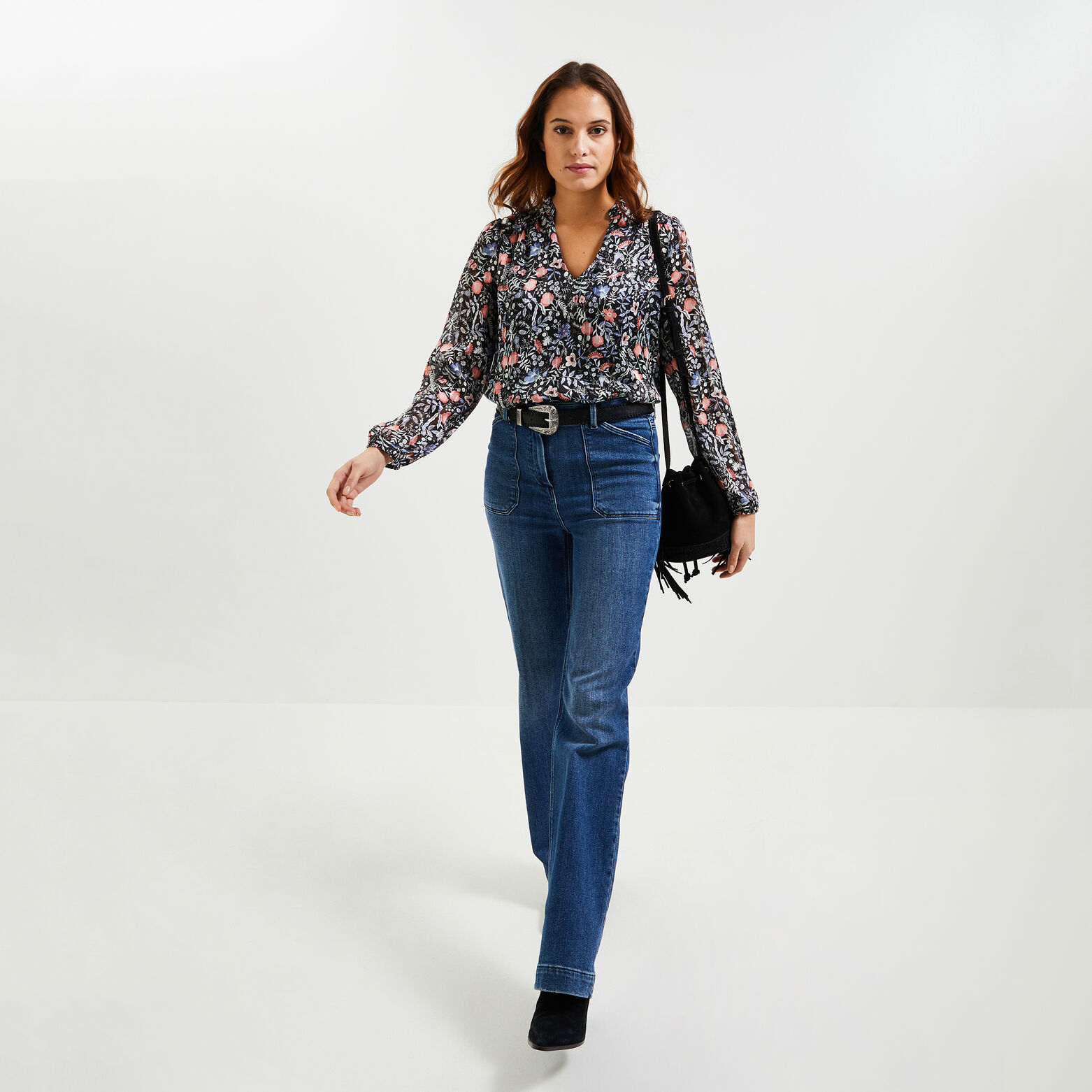 Blouse imprimée femme