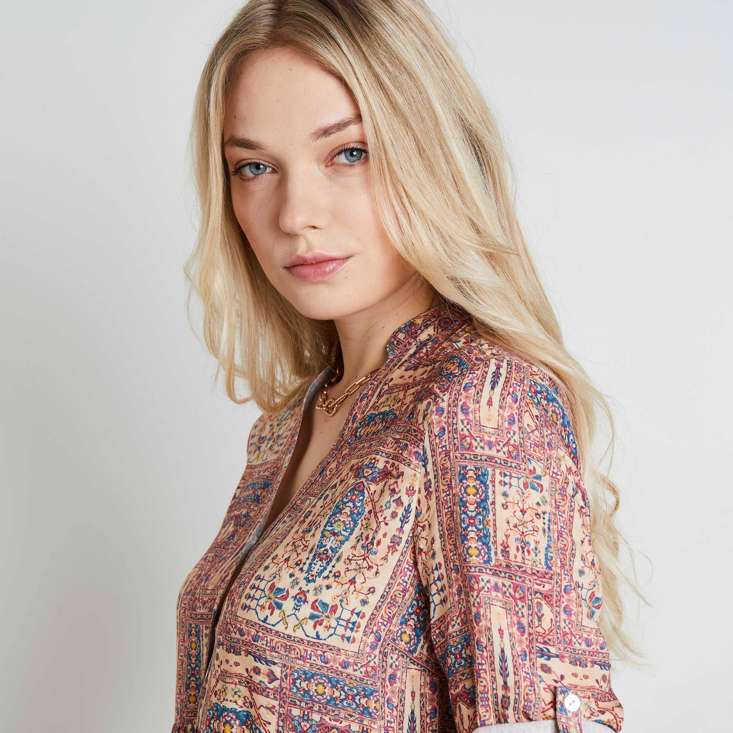 Robe imprim&eacute;e femme