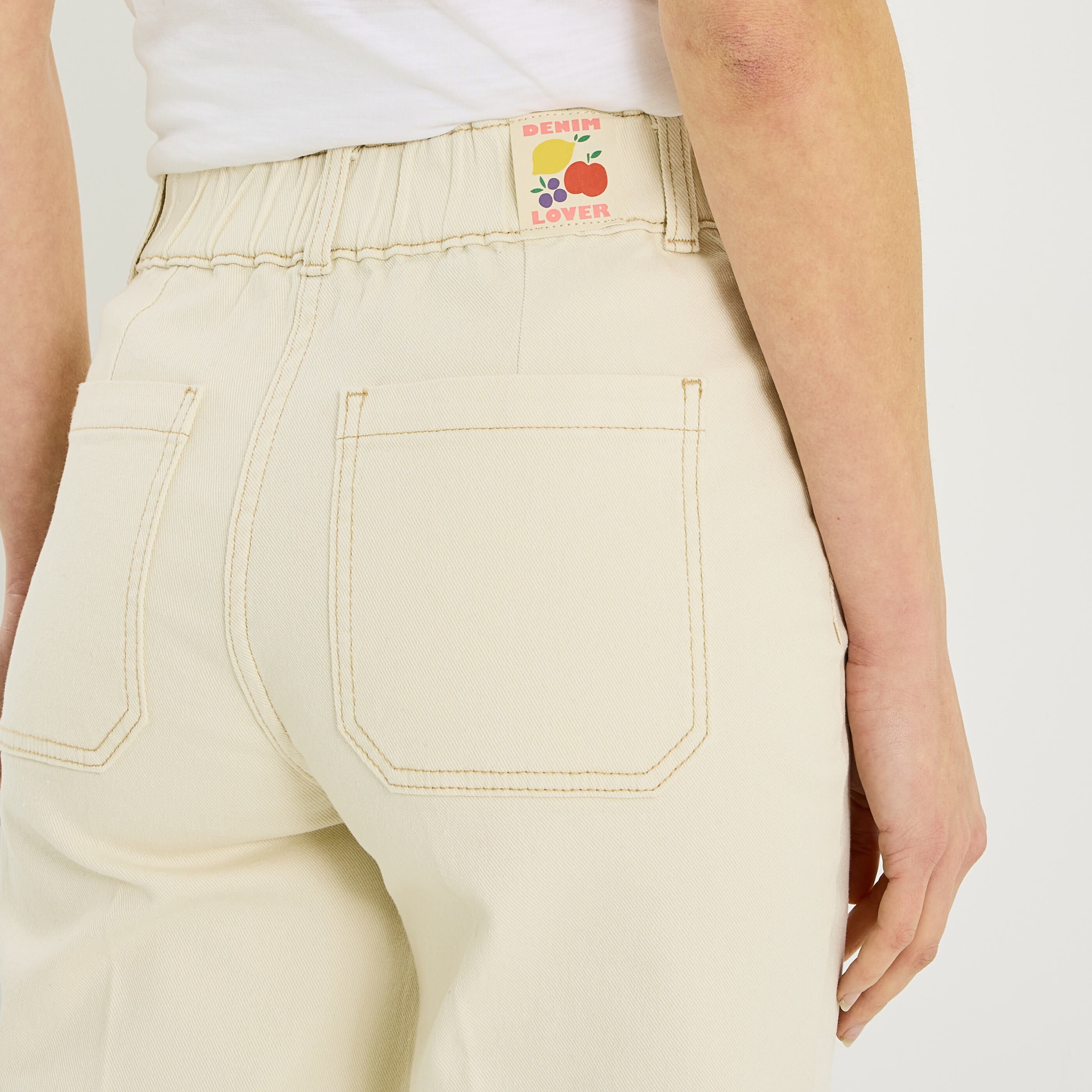 Jean flare raccourci NAPOLI RF02 femme