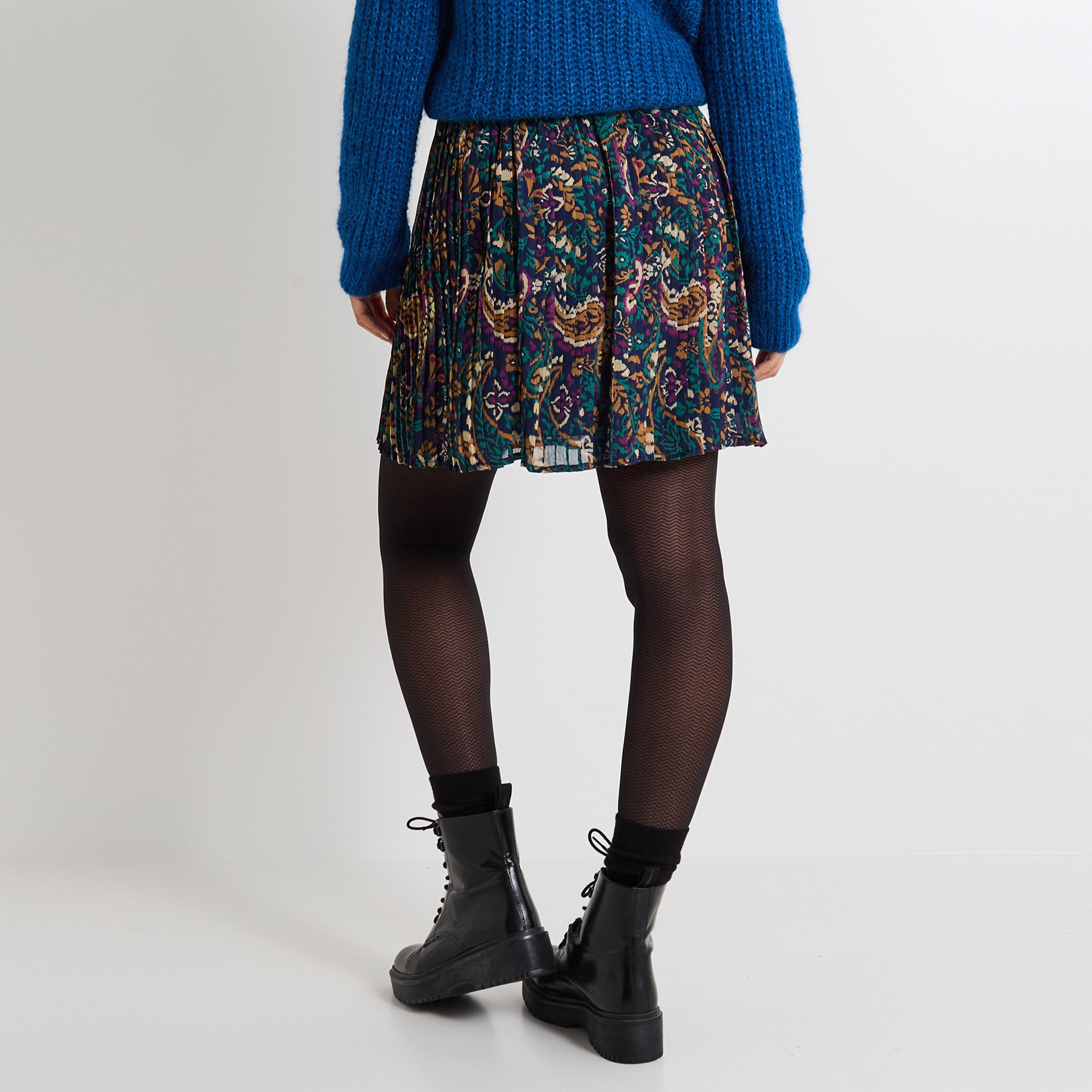 Jupe pliss&eacute;e femme