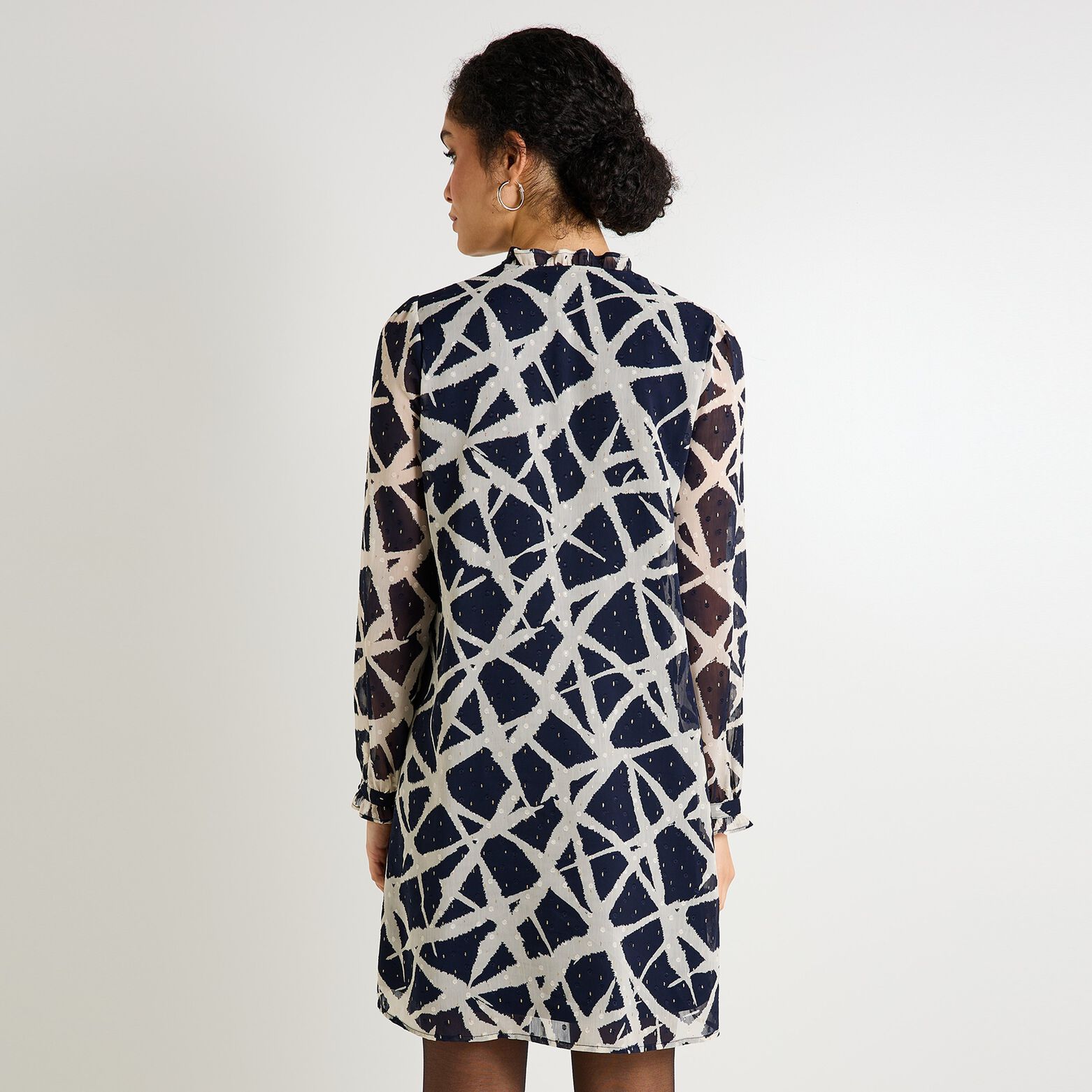 Robe col V femme