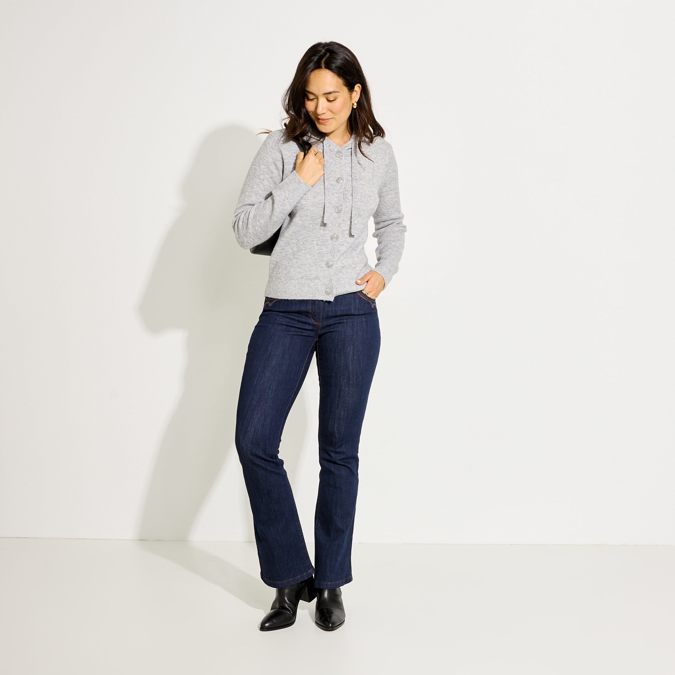 Gilet &agrave; capuche femme