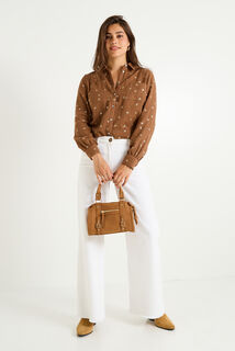 Chemise en gaze de coton femme
