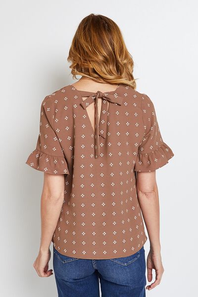 Blouse manches courtes femme