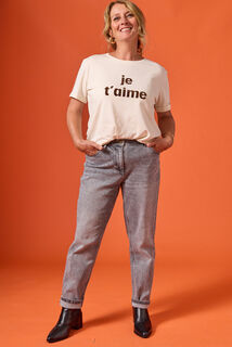 T-shirt col rond femme