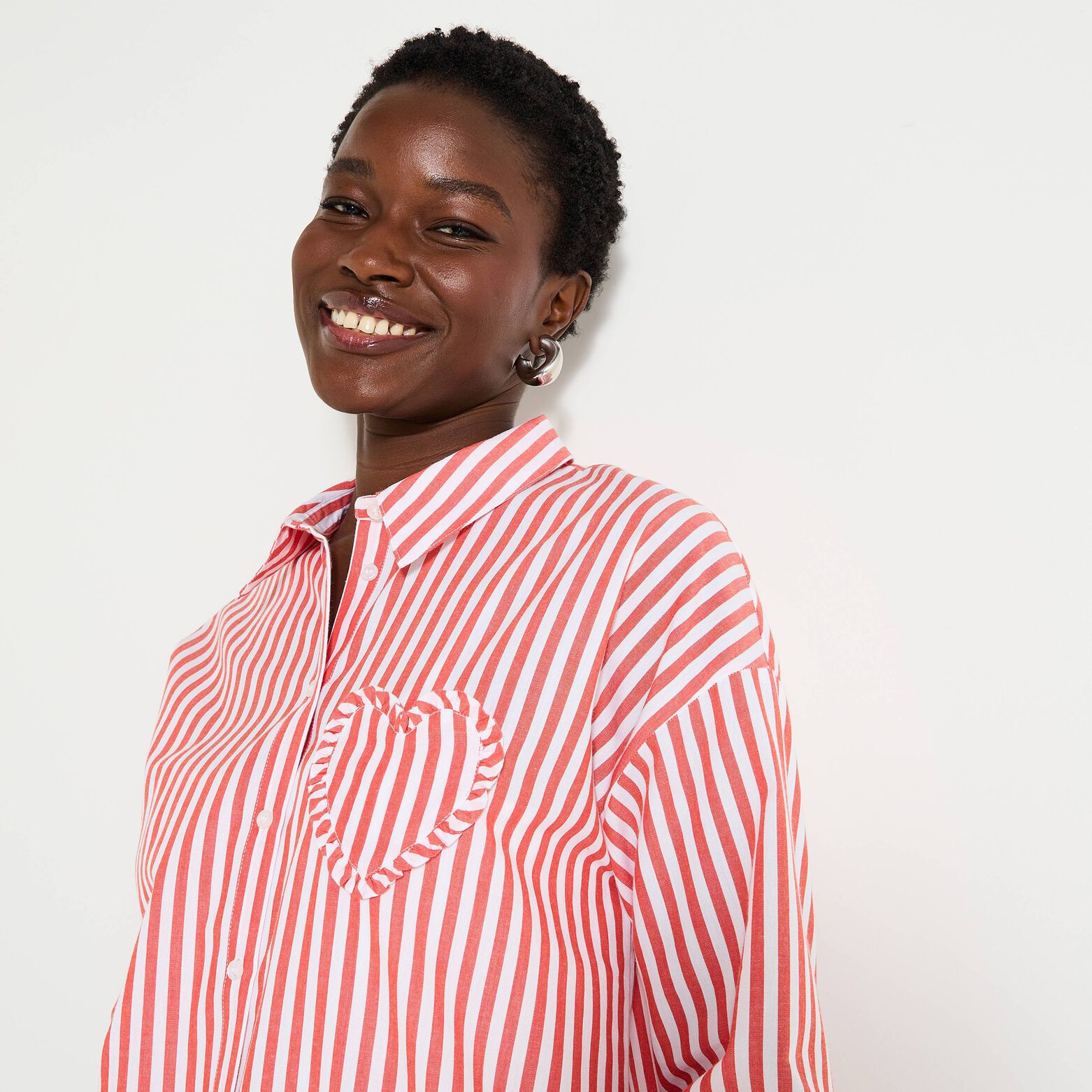 Chemise à rayures femme
