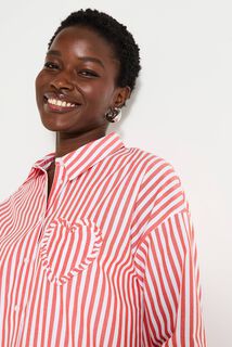 Chemise à rayures femme