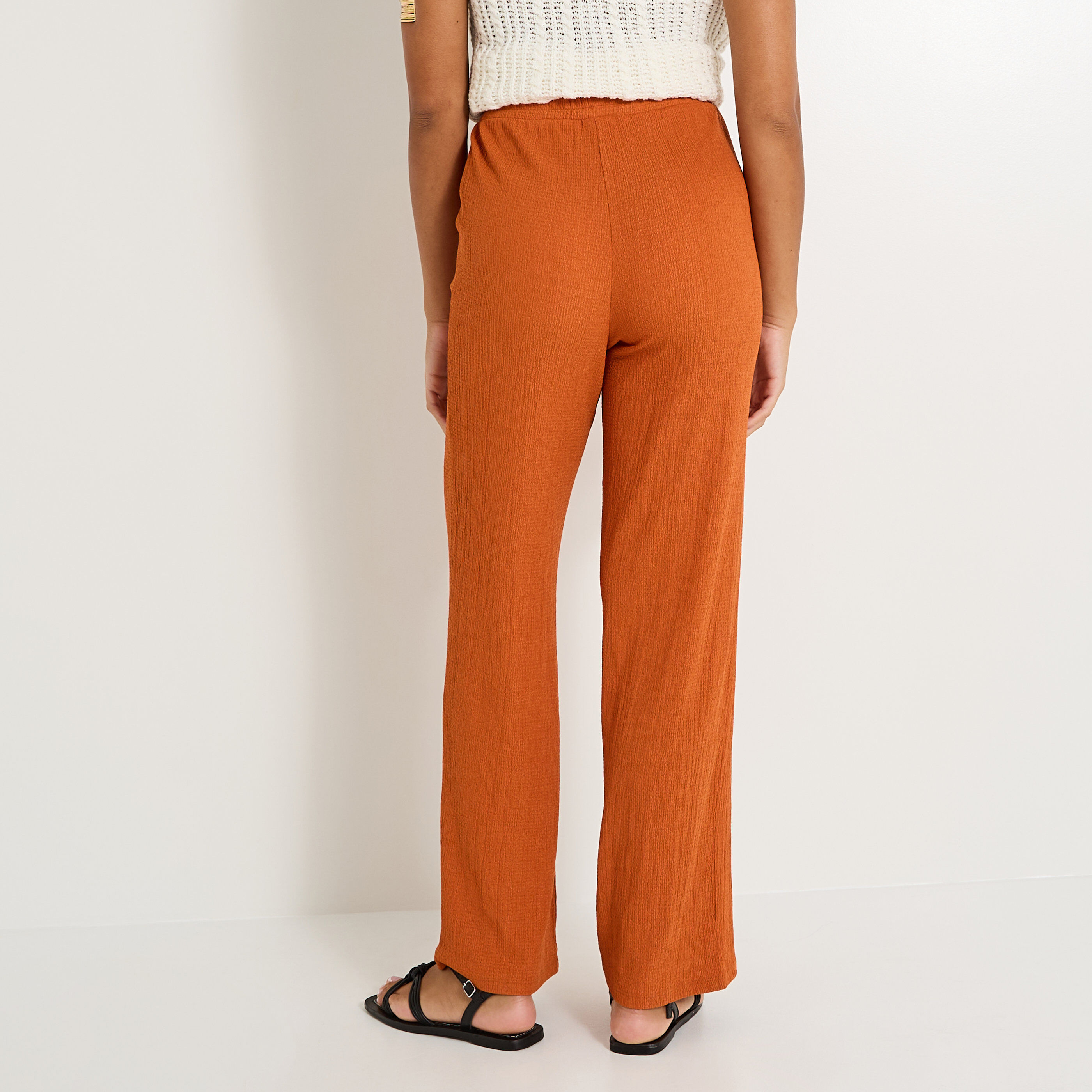 Pantalon en maille femme