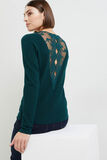 Pull dentelle femme