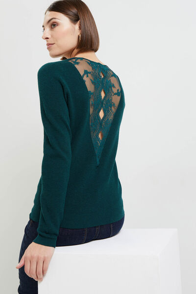 Pull dentelle femme