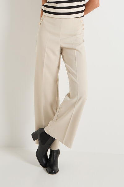 Pantalon large femme