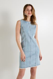 Robe en denim femme