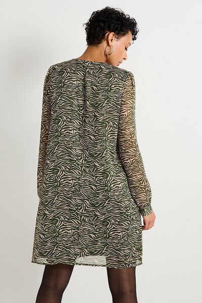 Robe voile imprimée femme