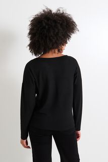 T-shirt col U femme