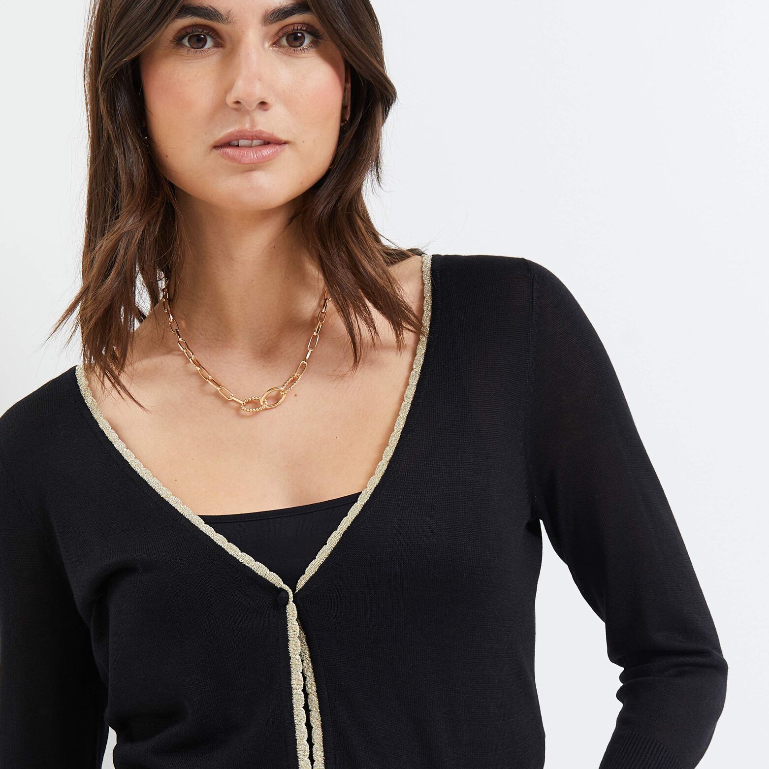 Gilet court femme
