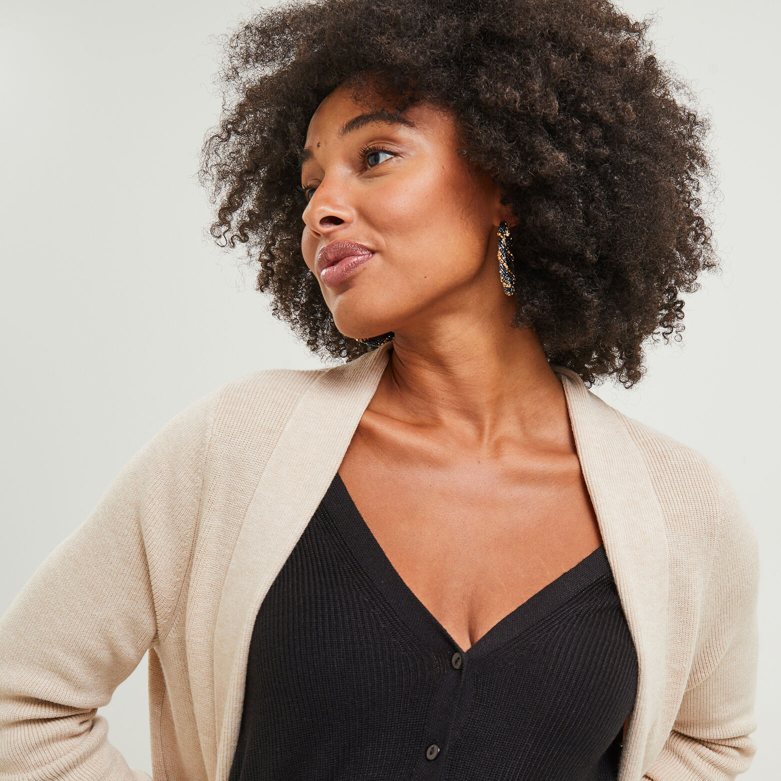 Gilet long femme