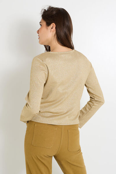 Veste en maille irisée femme