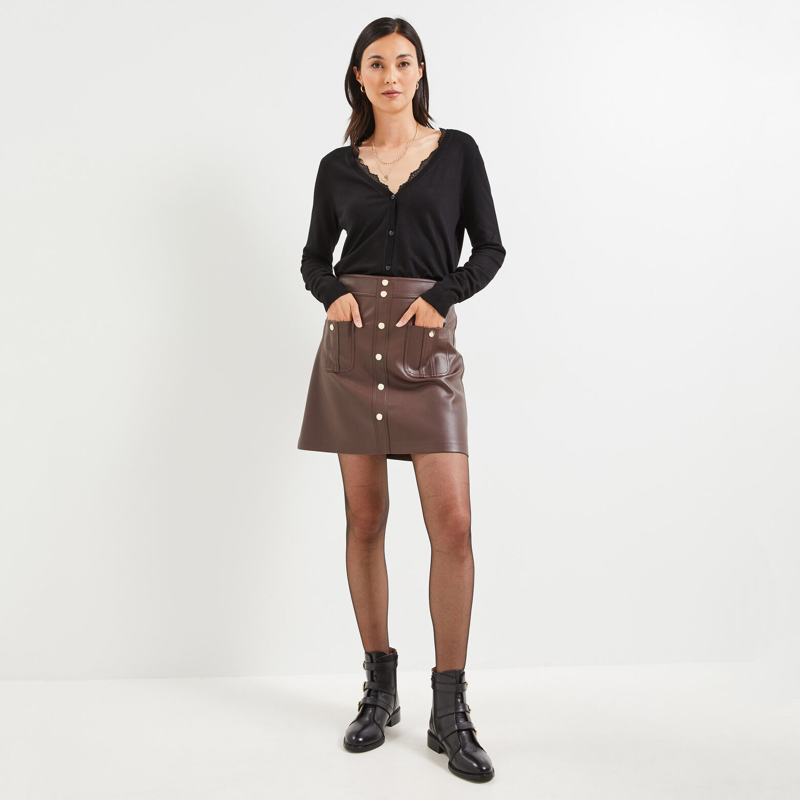 Jupe trapèze femme