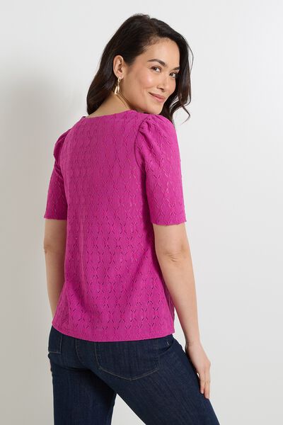 T-shirt col V femme