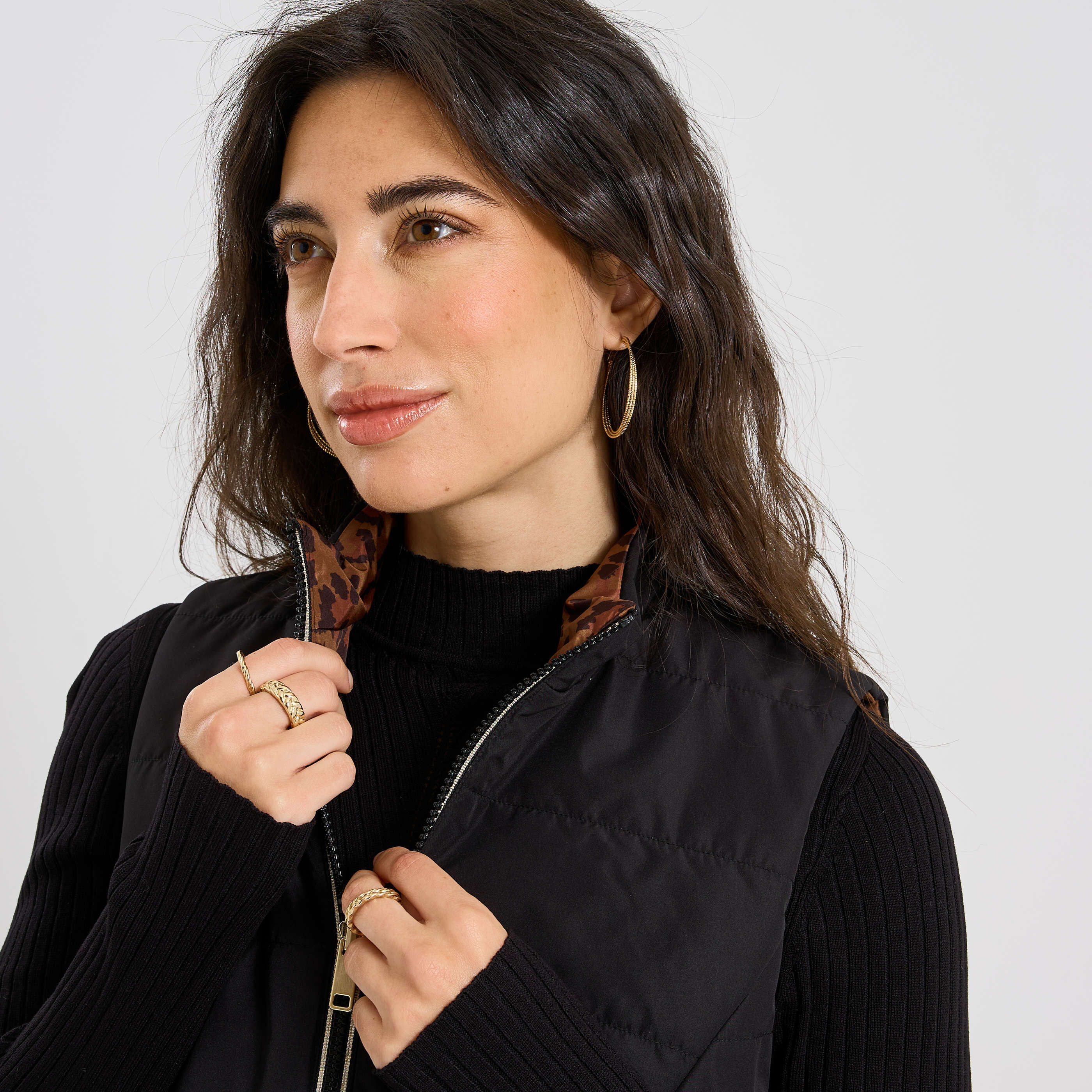 Doudoune sans manches r&eacute;versible femme