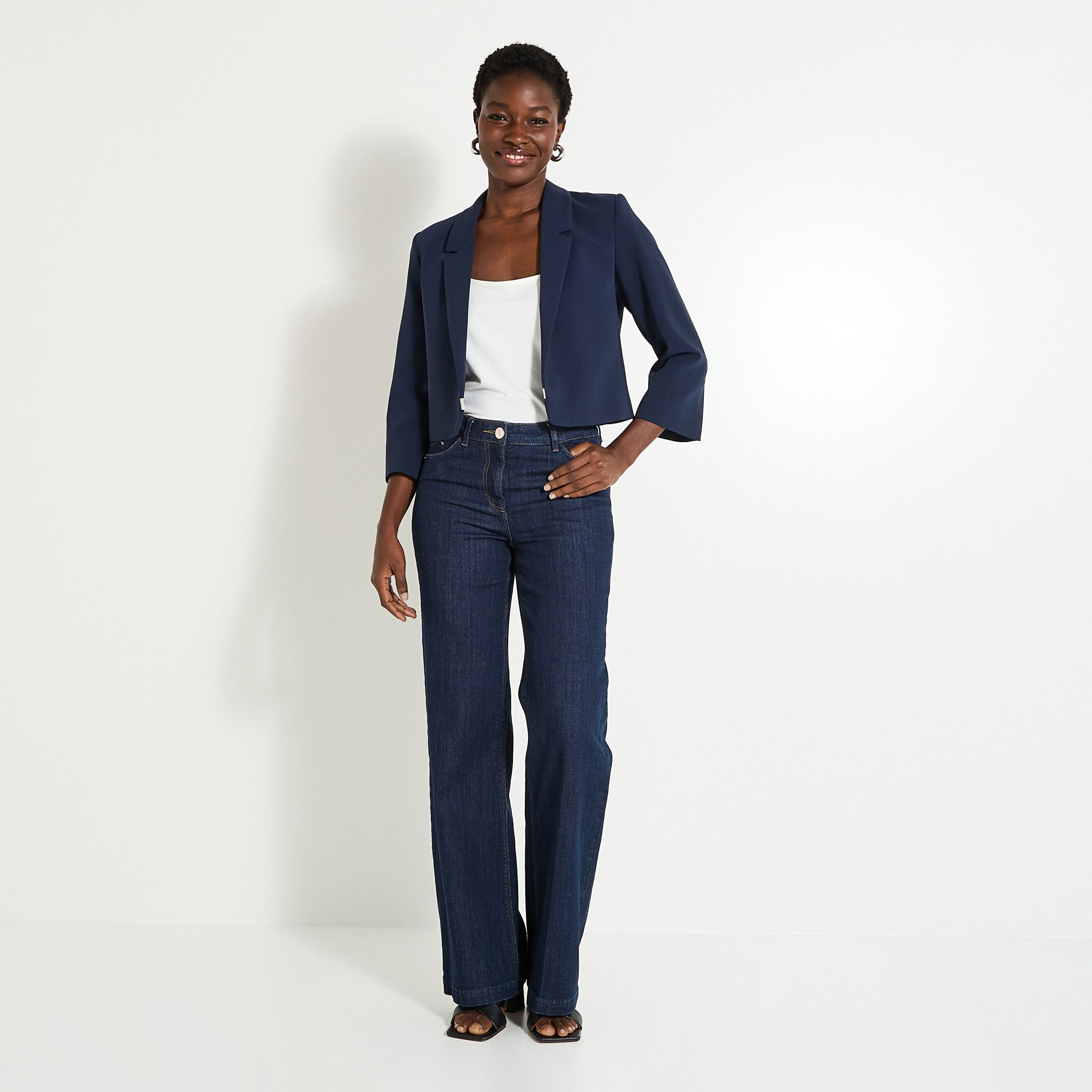 Veste tailleur courte femme
