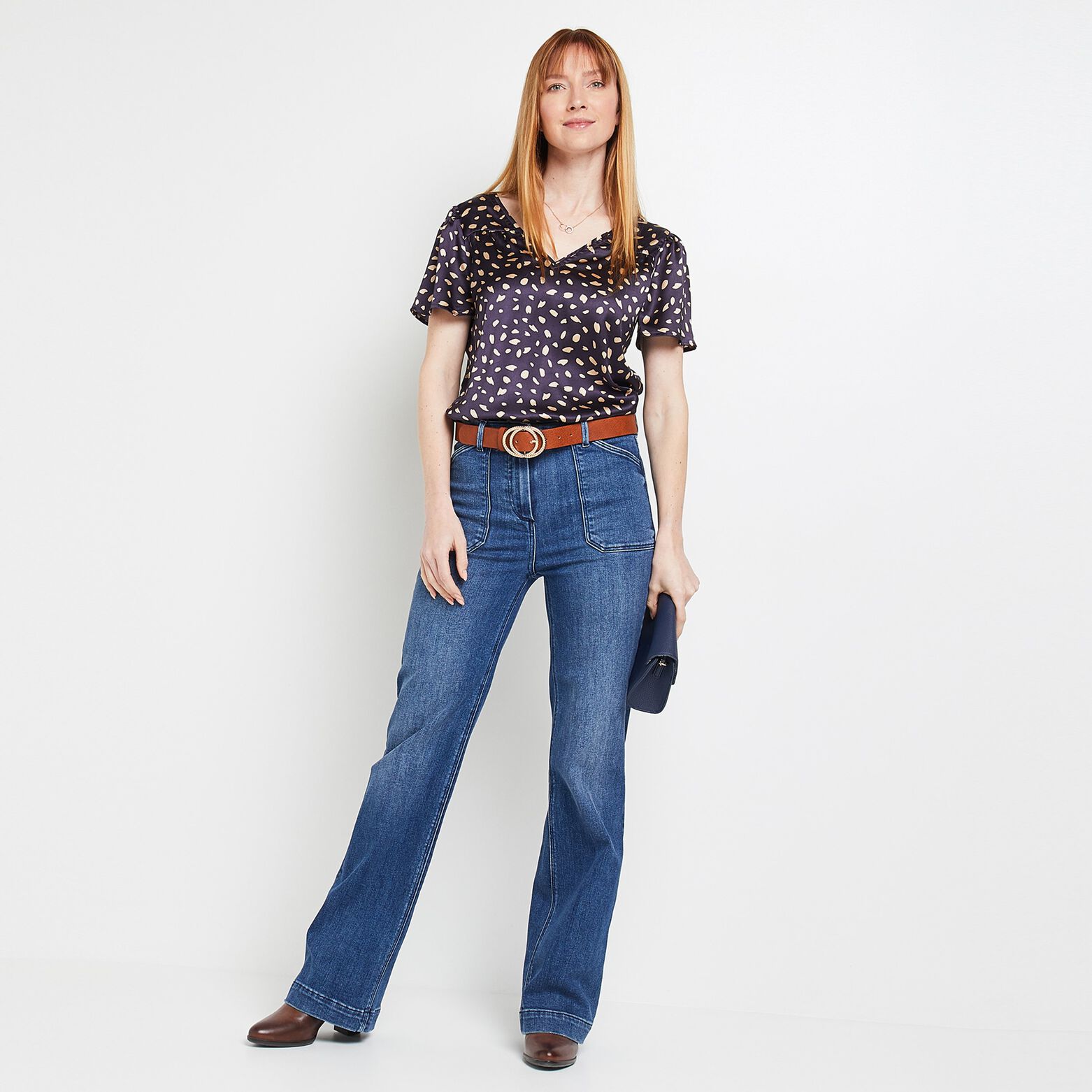 Blouse imprimée femme