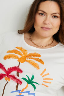 Tshirt print femme