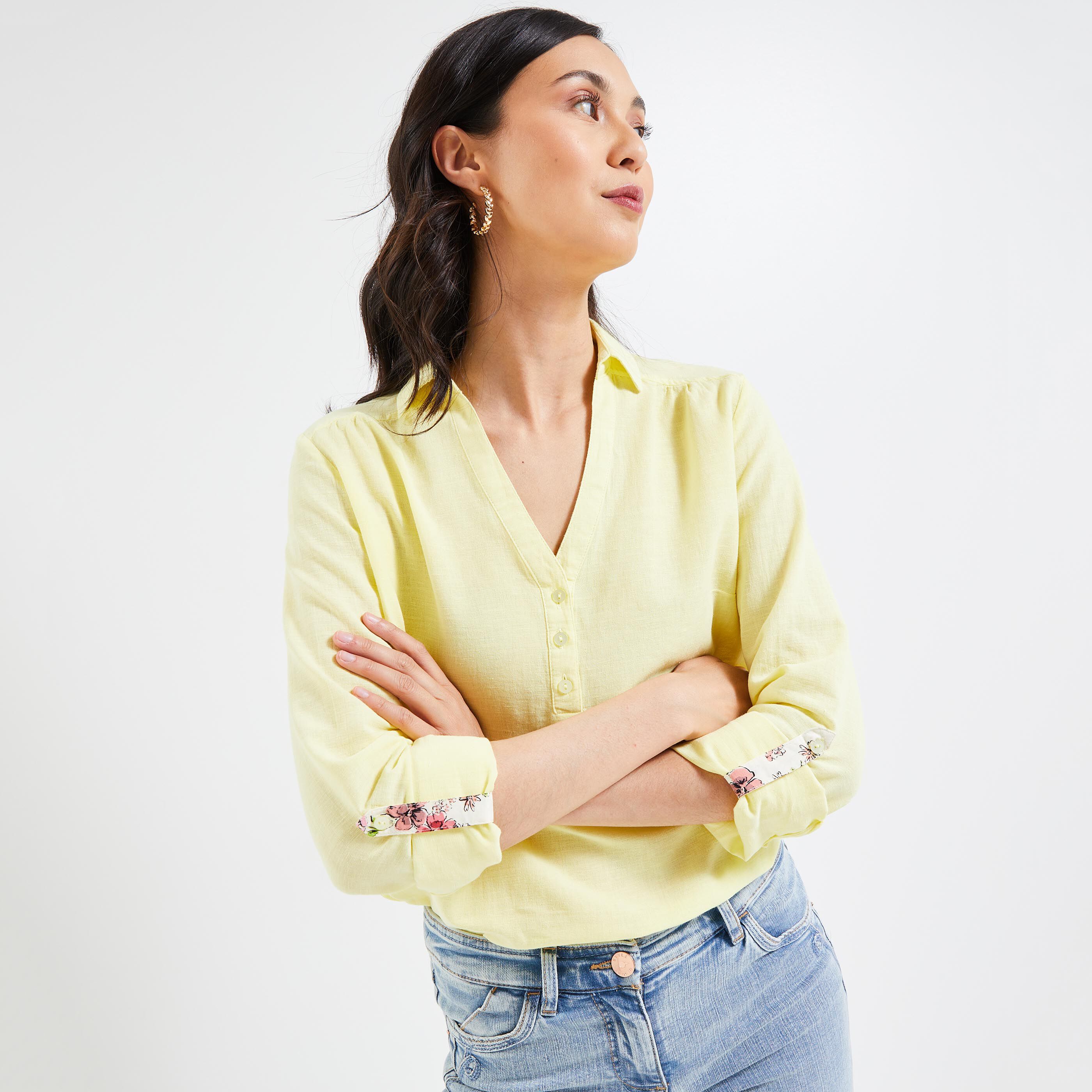 Blouse femme manche longue online