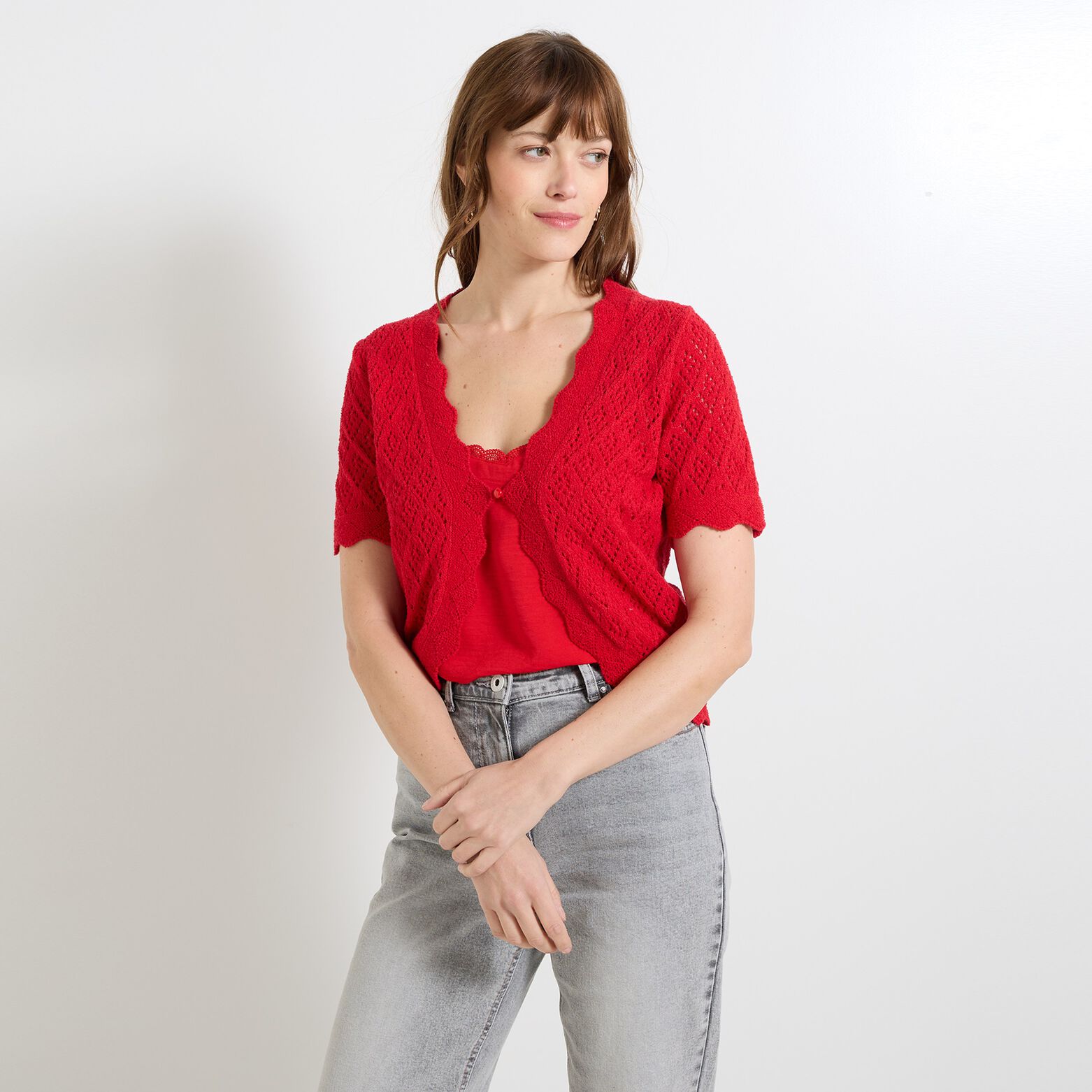 Gilet manches courtes femme - Main Image